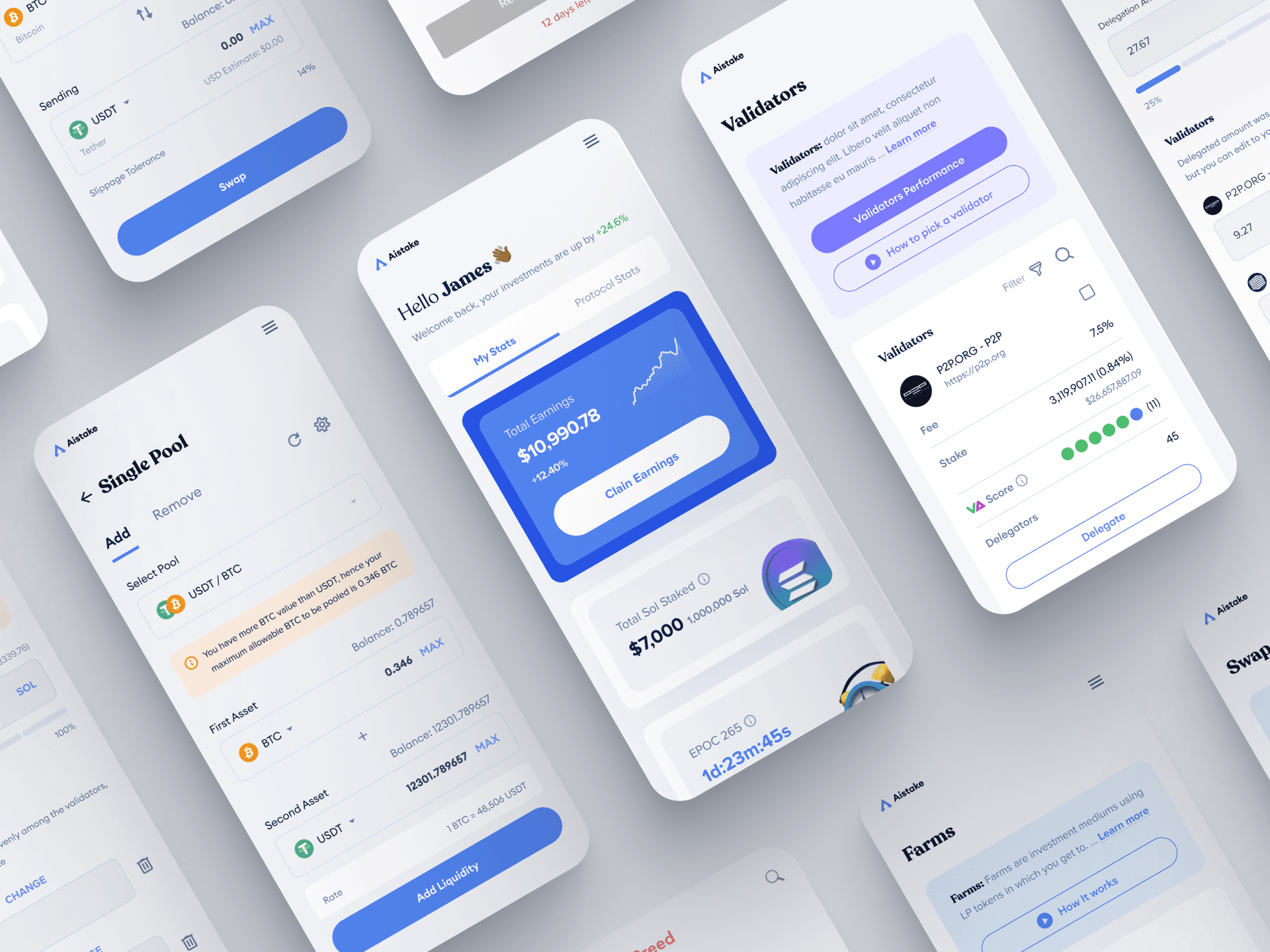 Aistake mobile screens