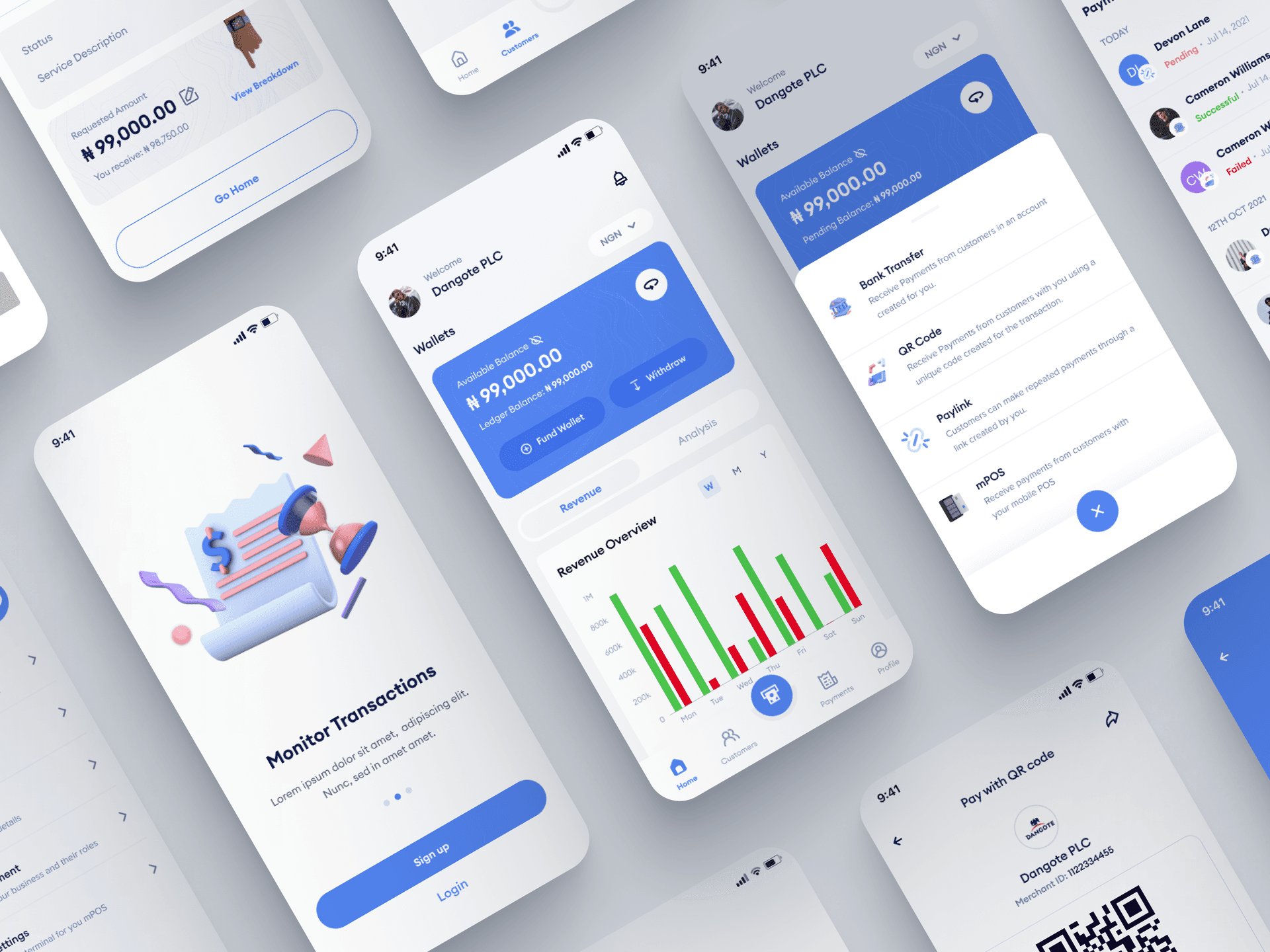 Collect mobile app screens