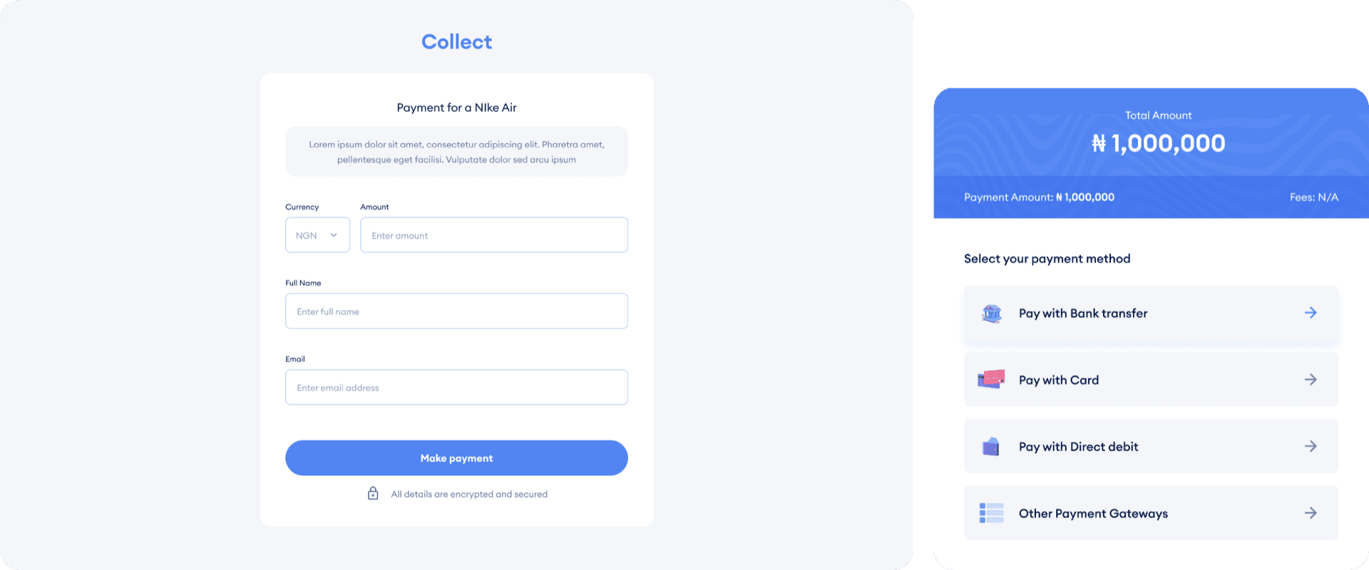 Frictionless Payment Links
