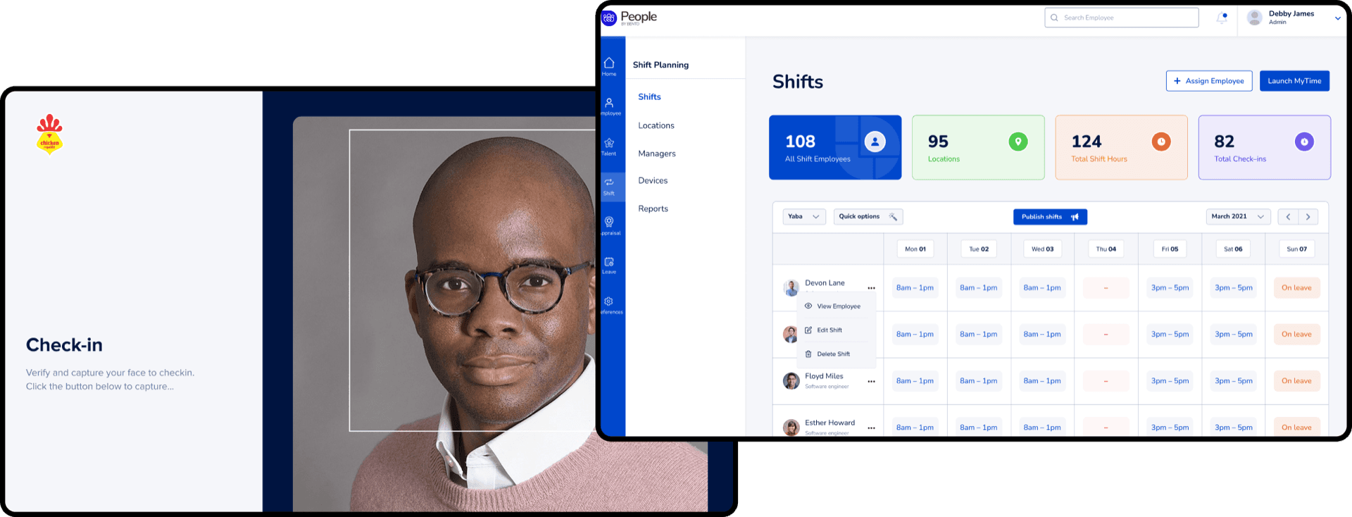 Time Tracking & Shift Planning