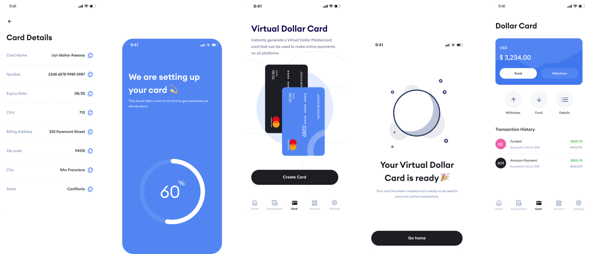 Dollar Virtual Cards: Borderless Spending