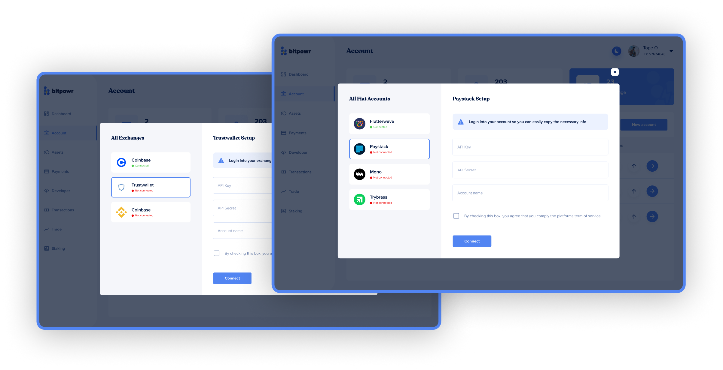 Exchange and FIAT Connection