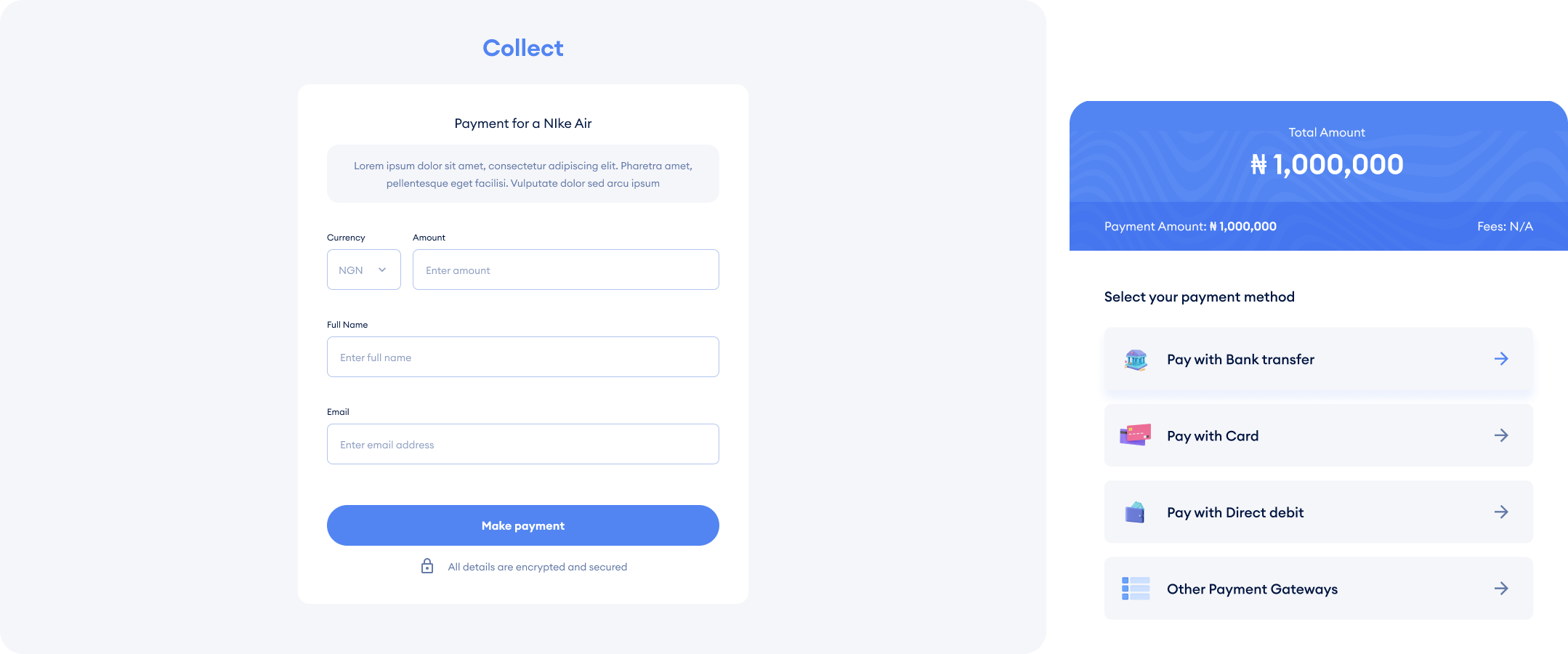 Frictionless Payment Links