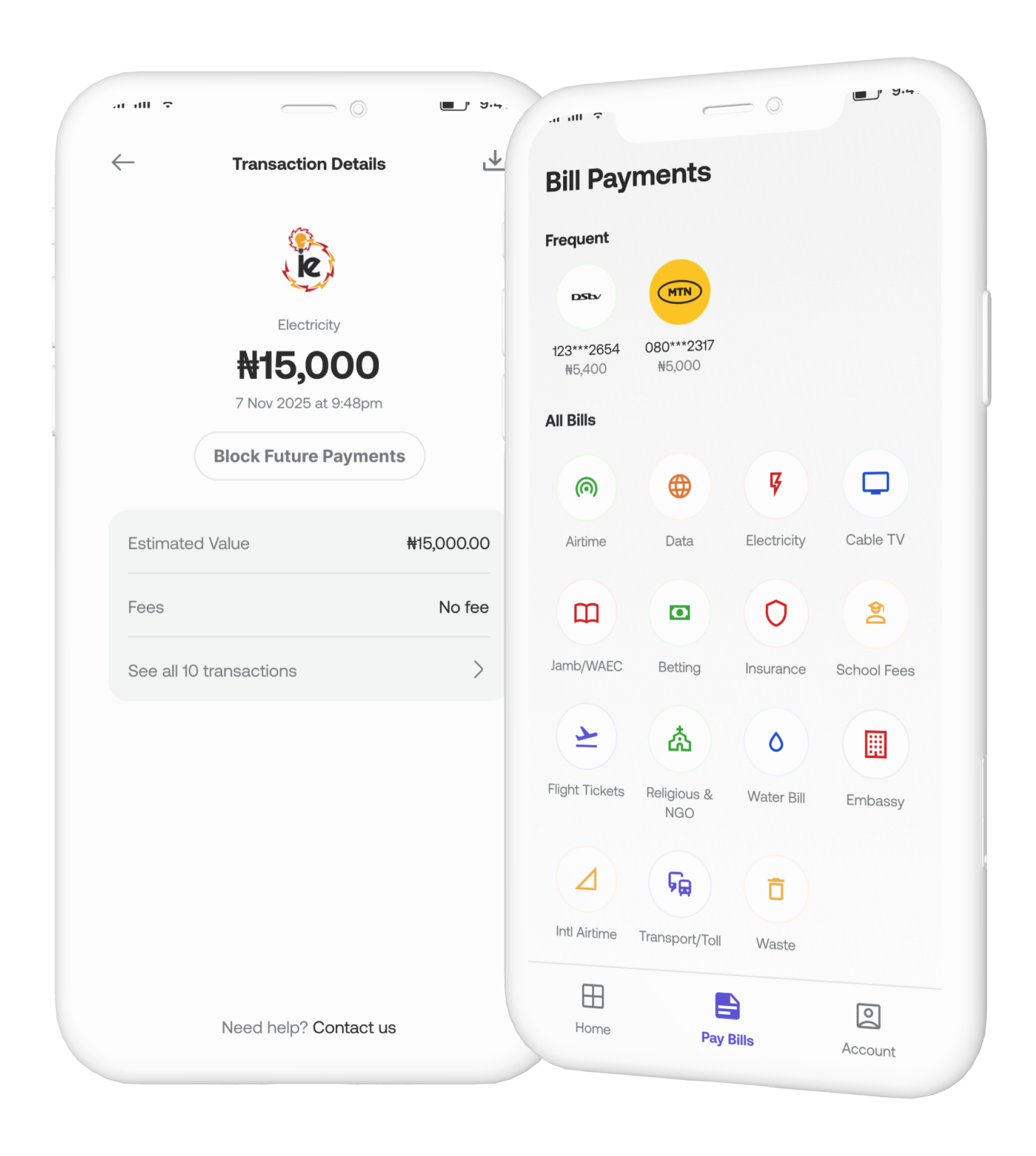Daily Utility & Bill Payments