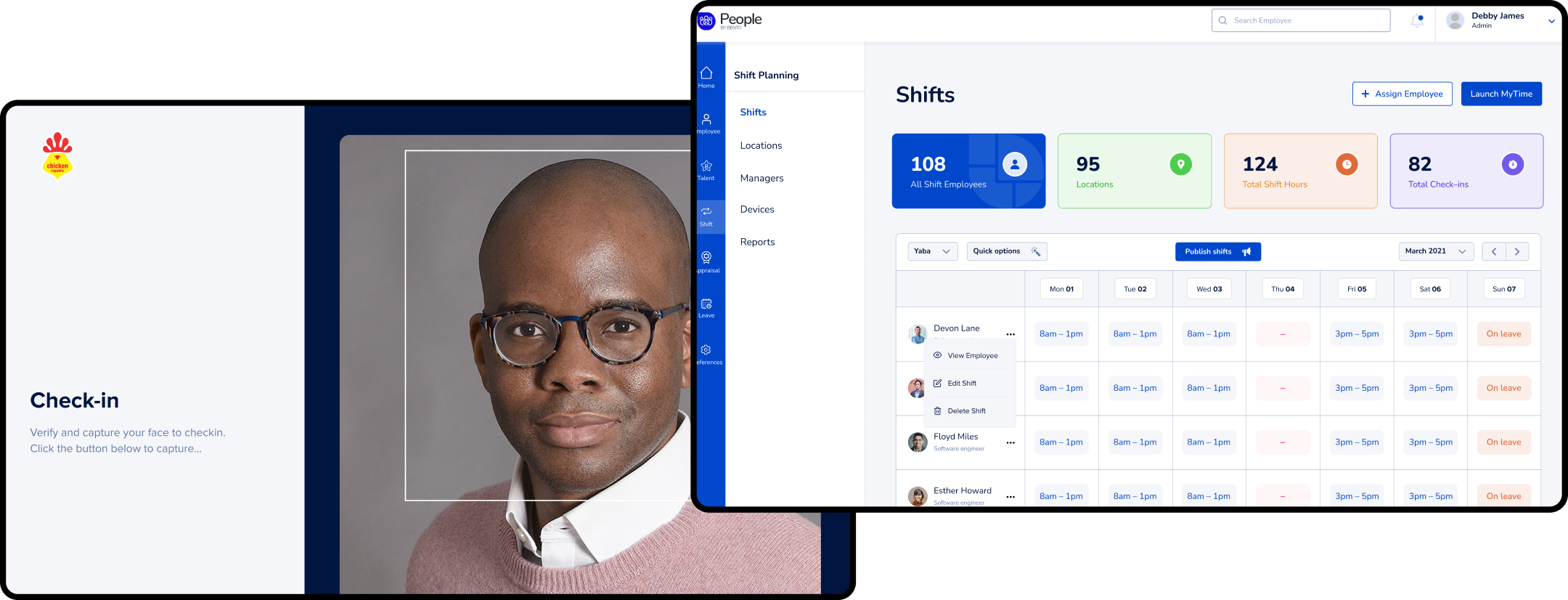 Time Tracking & Shift Planning