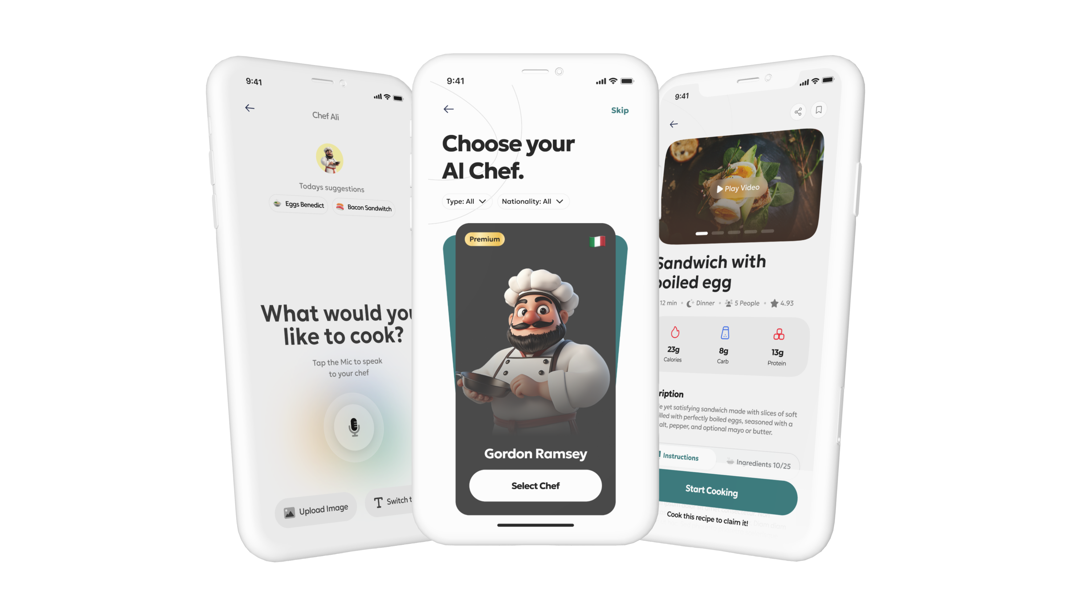Yez Chef overview, feature map